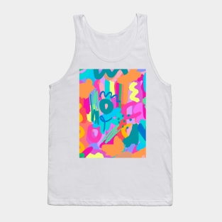 pattern mix Tank Top